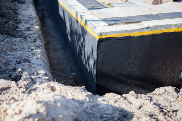 Professional Waterproofing technician working in Lizton, IN